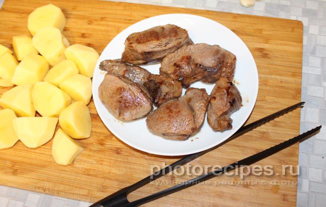 Жаркое с мясом и картошкой рецепт с фото