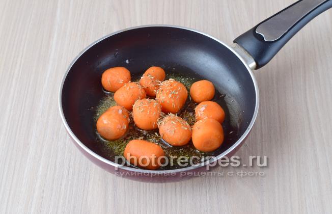 глазированная морковь рецепт с фото