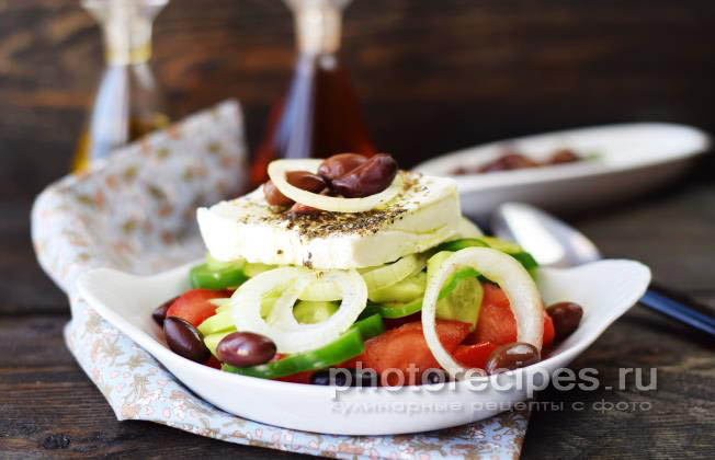 Салат греческий рецепт с фото