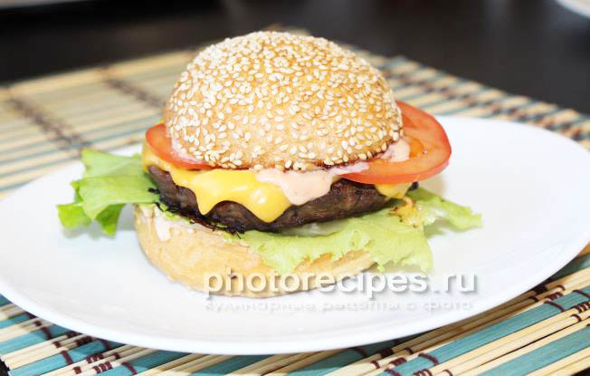 чизбургер рецепт с фото