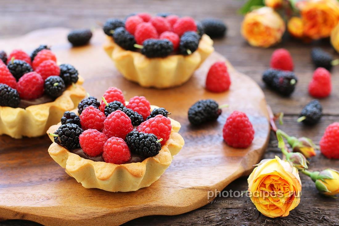 Корзиночки из песочного теста