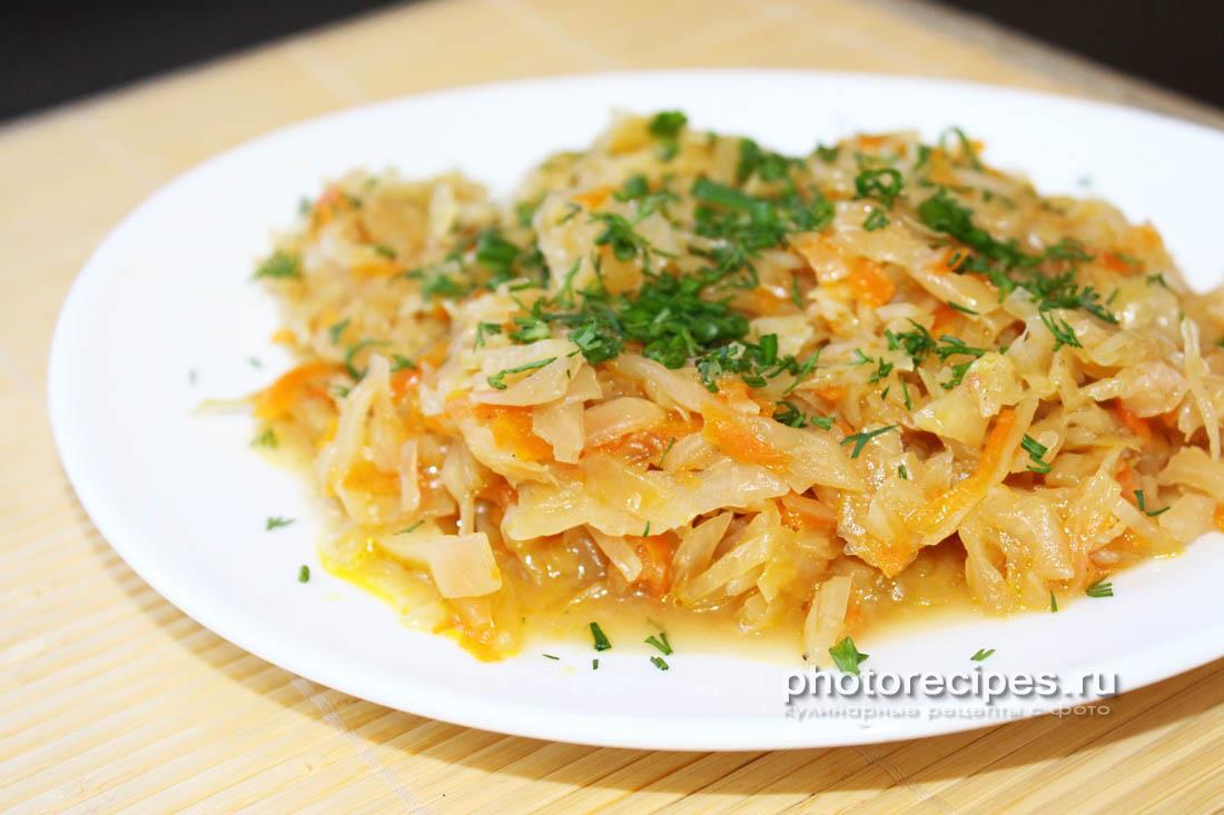 Тушеная капуста