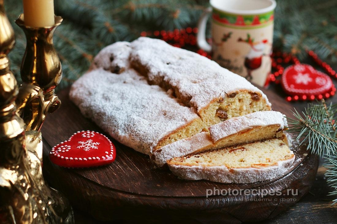 Штоллен с марципаном