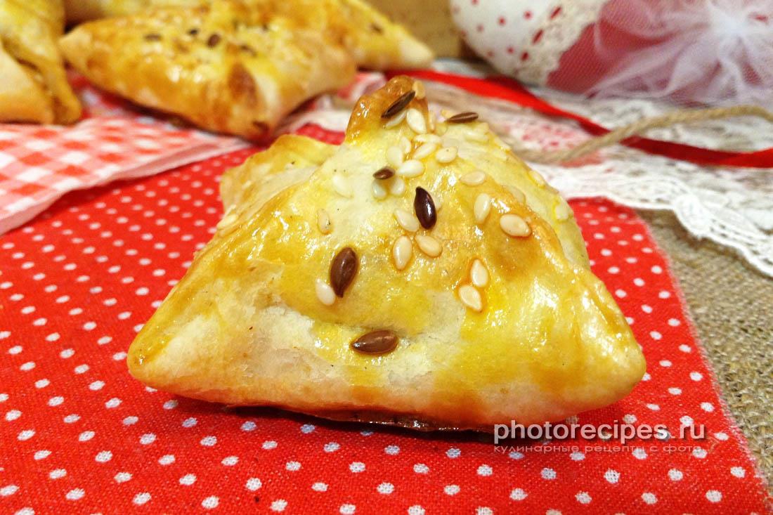 Конвертики с курицей и капустой