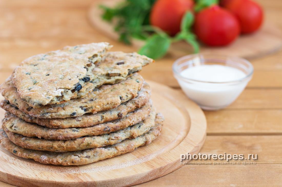 Картофельные лепешки с грибами