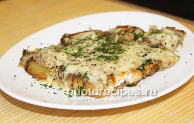 Осетр в духовке с картошкой Осетр в духовке рецепт с фото